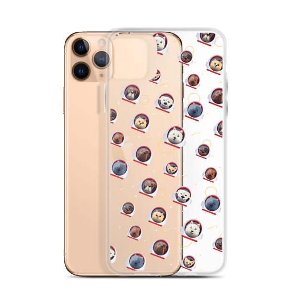 Space Dogs iPhone Clear Case