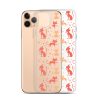Cat Silhouettes Seamless iPhone Clear Case