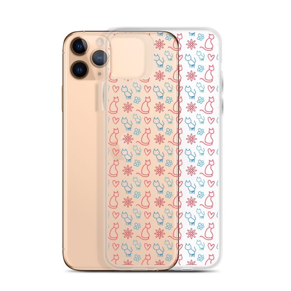 clear-case-for-iphone-iphone-11-pro-max-case-with-phone-6a1d6fc0afd5e-1.jpg Cats and Flowers iPhone Clear Case
