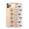 Cartoonish Cat iPhone Clear Case