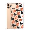 Cute Cat iPhone Clear Case