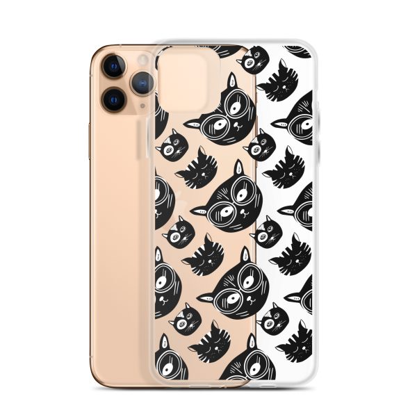 Funky Cats iPhone Clear Case