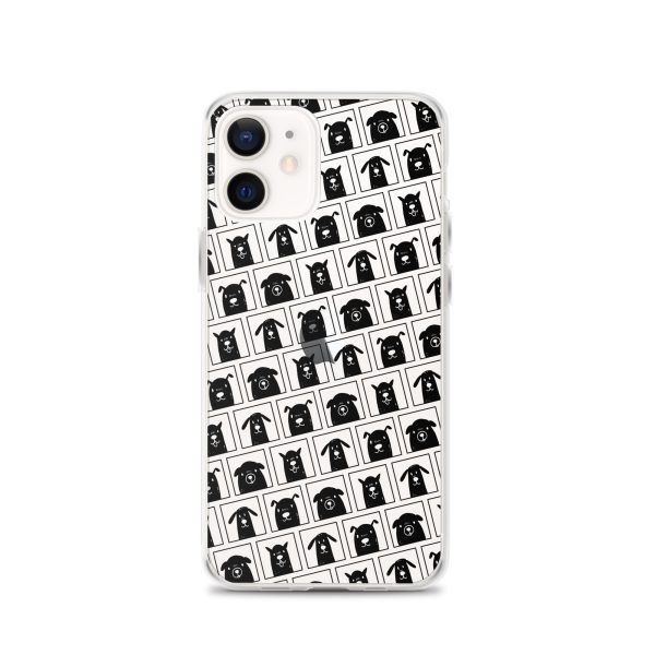 Black Dogs iPhone Clear Case