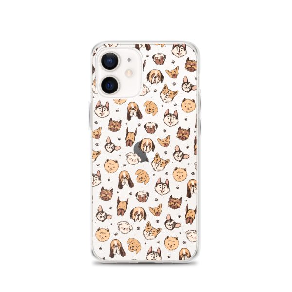 Cute Dog Breeds iPhone Clear Case