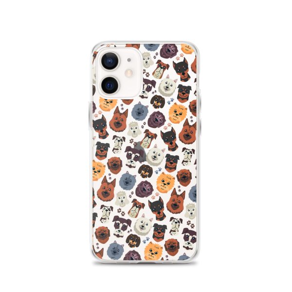 Dog Heads iPhone Clear Case