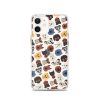 Dog Heads Seamless iPhone Clear Case