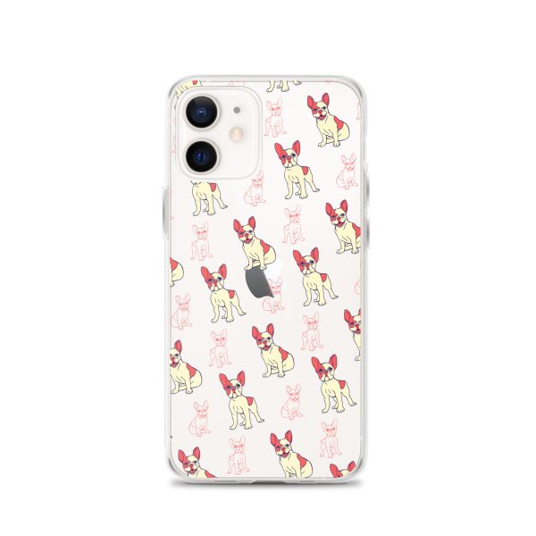 French Bulldog iPhone Clear Case