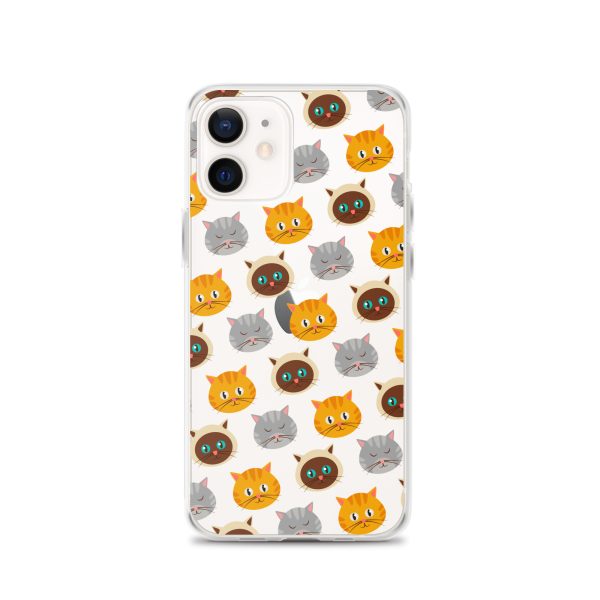 Cute Cats iPhone Clear Case