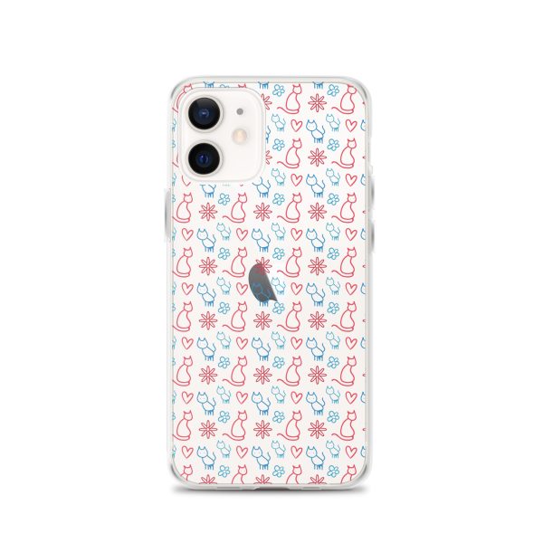 clear-case-for-iphone-iphone-12-case-on-phone-6a1d6fc0b048f-1.jpg Cats and Flowers iPhone Clear Case