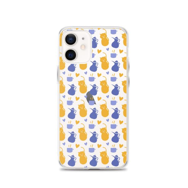Tea and Cat iPhone Clear Case
