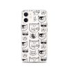 Cartoonish Cat iPhone Clear Case