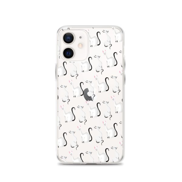 Classy Cats iPhone Clear Case