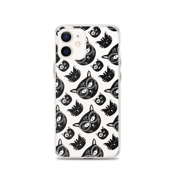 Funky Cats iPhone Clear Case