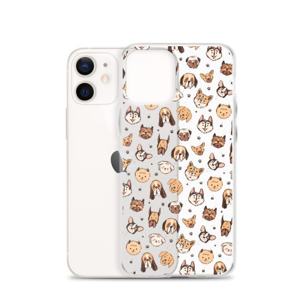 Cute Dog Breeds iPhone Clear Case