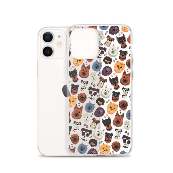 Dog Heads iPhone Clear Case