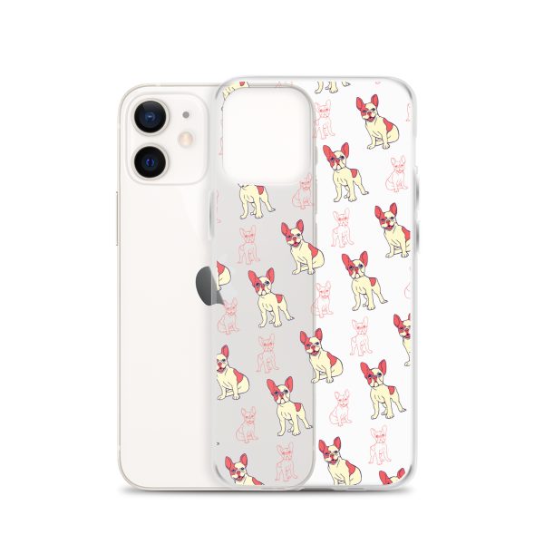 French Bulldog iPhone Clear Case