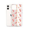 Cat Silhouettes Seamless iPhone Clear Case