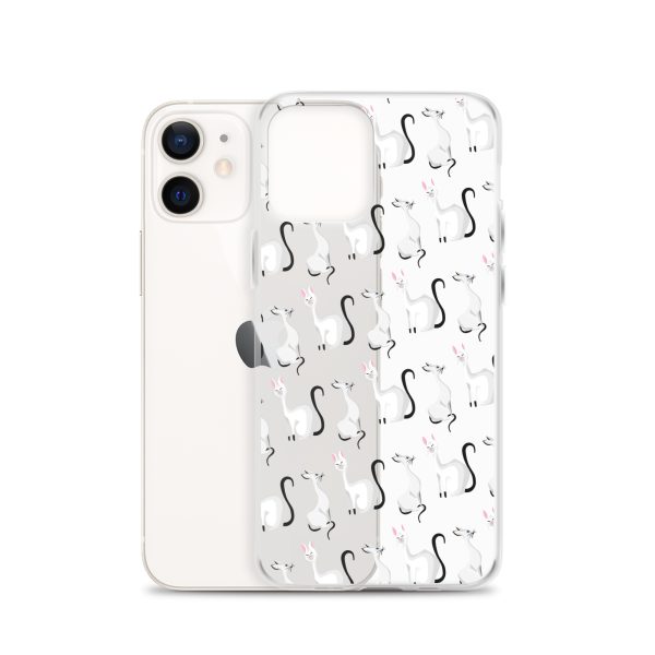 Classy Cats iPhone Clear Case