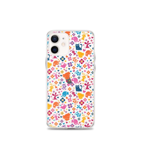 clear-case-for-iphone-iphone-12-mini-case-on-phone-6a1d699003eeb.jpg Colorful Animals and Heart iPhone Clear Case