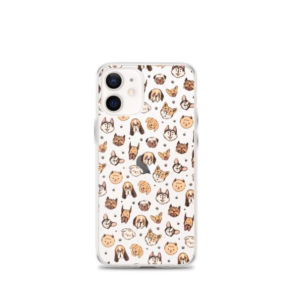 Cute Dog Breeds iPhone Clear Case