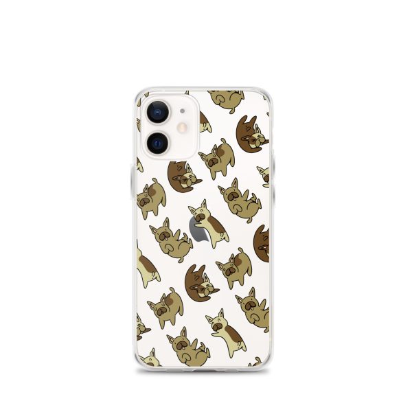French Bulldog iPhone Clear Case