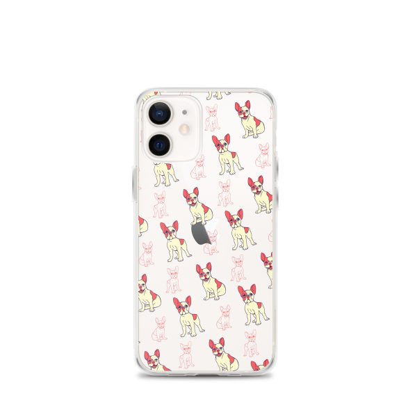 French Bulldog iPhone Clear Case