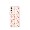 Cat Silhouettes Seamless iPhone Clear Case