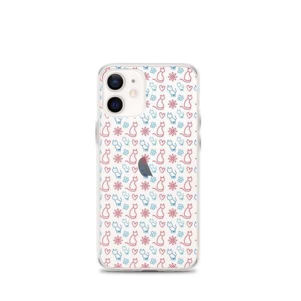 clear-case-for-iphone-iphone-12-mini-case-on-phone-6a1d6fc0b017b-1.jpg Cats and Flowers iPhone Clear Case