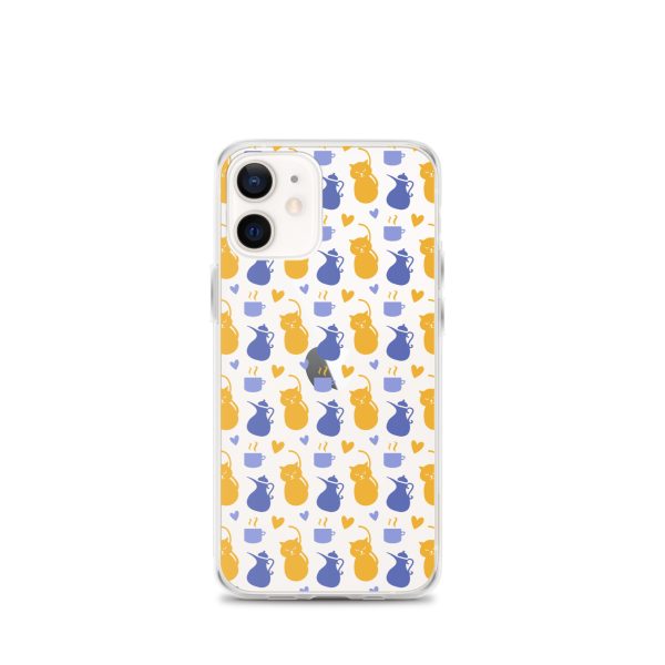 Tea and Cat iPhone Clear Case