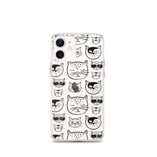 Cartoonish Cat iPhone Clear Case