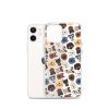 Dog Heads Seamless iPhone Clear Case