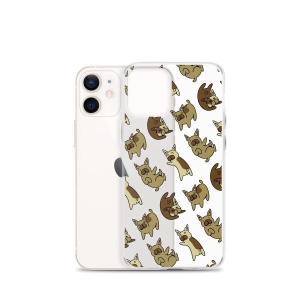 French Bulldog iPhone Clear Case