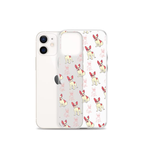 French Bulldog iPhone Clear Case