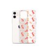 Cat Silhouettes Seamless iPhone Clear Case