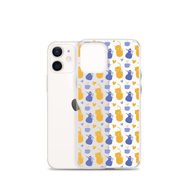 Tea and Cat iPhone Clear Case
