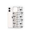 Cartoonish Cat iPhone Clear Case