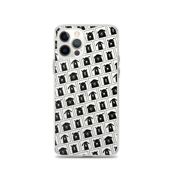 Black Dogs iPhone Clear Case