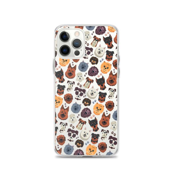 Dog Heads iPhone Clear Case