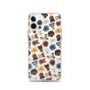 Dog Heads Seamless iPhone Clear Case