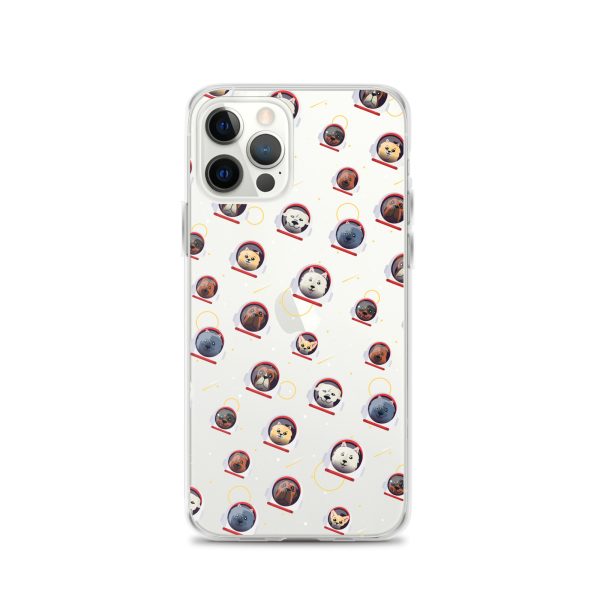 Space Dogs iPhone Clear Case