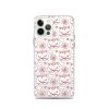 Cat Flowers and Hearts iPhone Clear Case