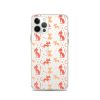 Cat Silhouettes Seamless iPhone Clear Case