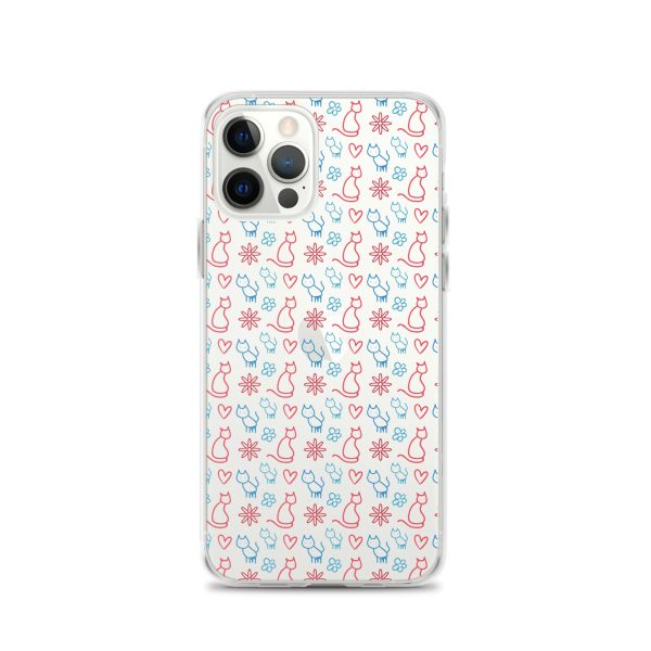clear-case-for-iphone-iphone-12-pro-case-on-phone-6a1d6fc0b0397-1.jpg Cats and Flowers iPhone Clear Case