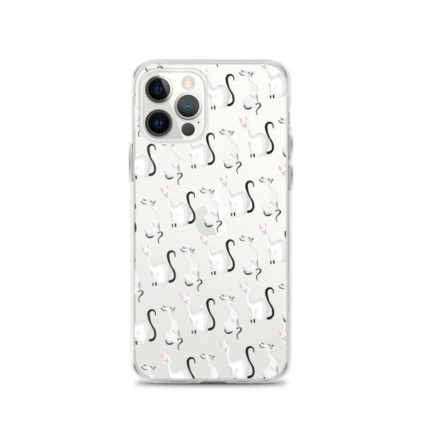 Classy Cats iPhone Clear Case