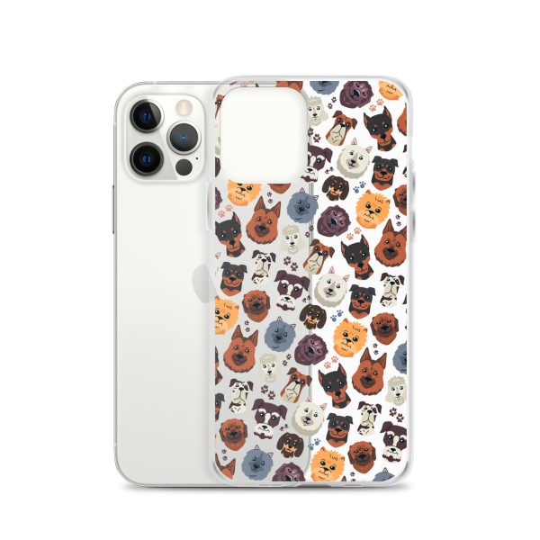 Dog Heads iPhone Clear Case