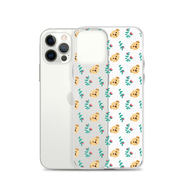 clear-case-for-iphone-iphone-12-pro-case-with-phone-6a1d6bd25ad4d.jpg Dogs and Flowers iPhone Clear Case