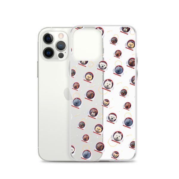 Space Dogs iPhone Clear Case