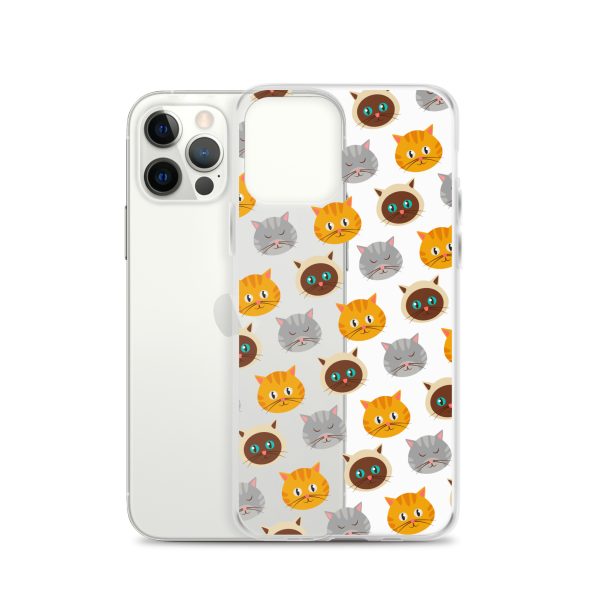 Cute Cats iPhone Clear Case