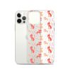 Cat Silhouettes Seamless iPhone Clear Case