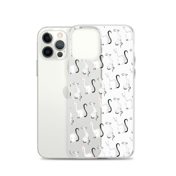 Classy Cats iPhone Clear Case